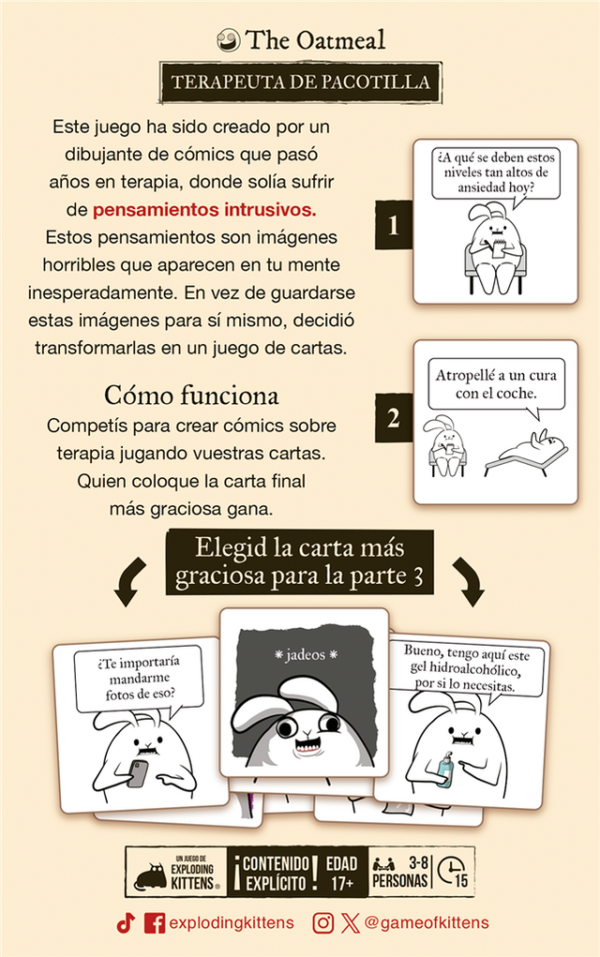 Exploding Kittens - Terapeuta de pacotilla - Imagen 2